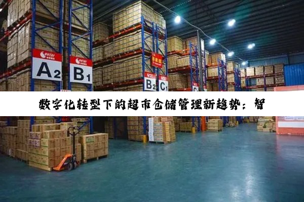 数字化转型下的超市仓储管理新趋势：智能仓储与高效供应链优化策略